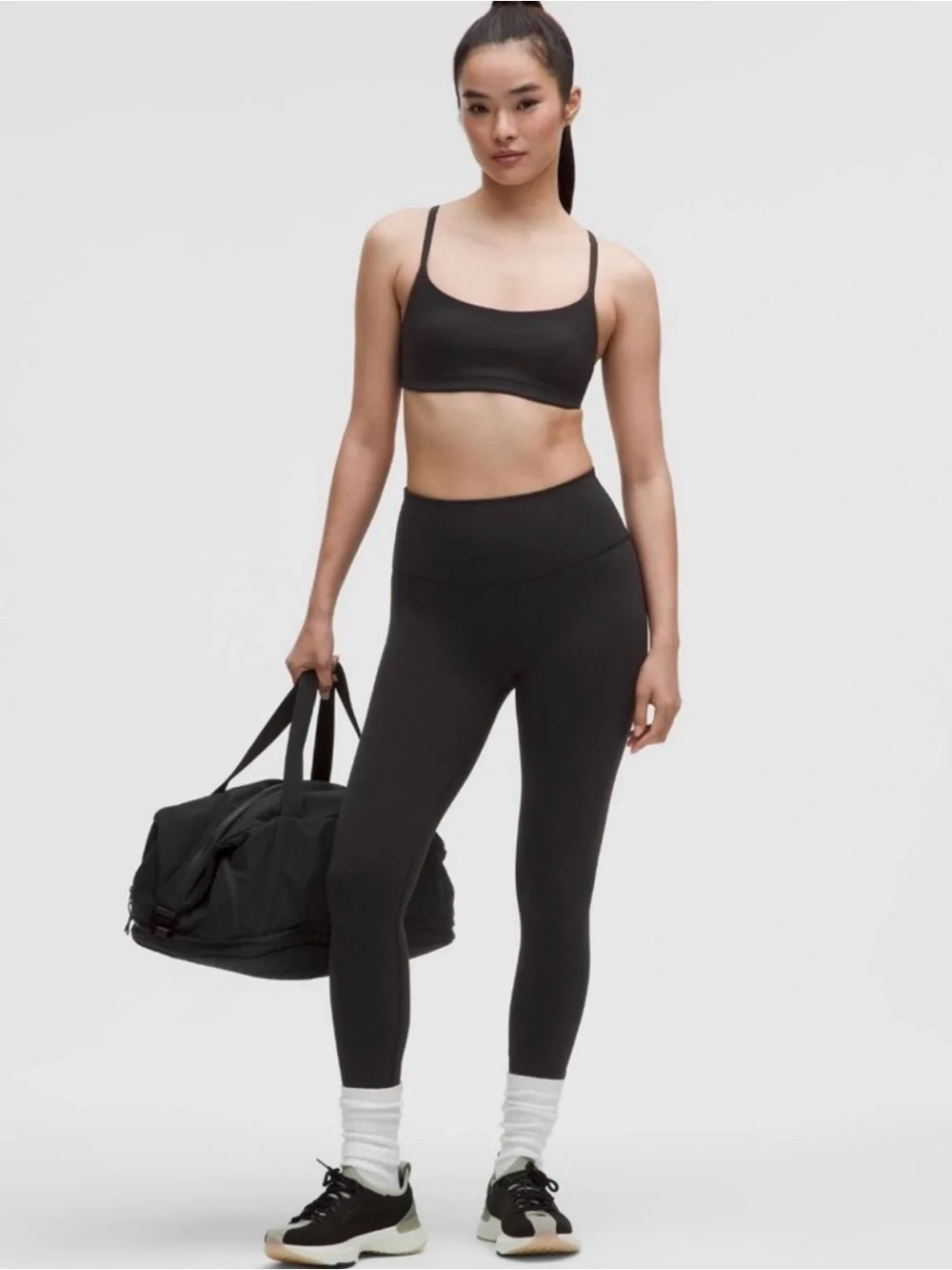 Lululemon Wunder Train HR Tight 25” Black Leggings Size 4